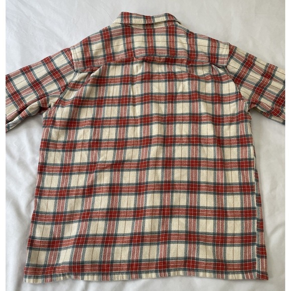 Patagonia Fjord Flannel Shirt Men's Large Light Sesame Organic Cotton Gorpcore - Picture 3 of 8